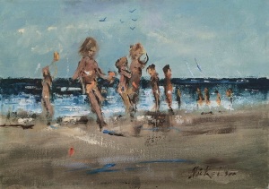 Figures on Beach-CH